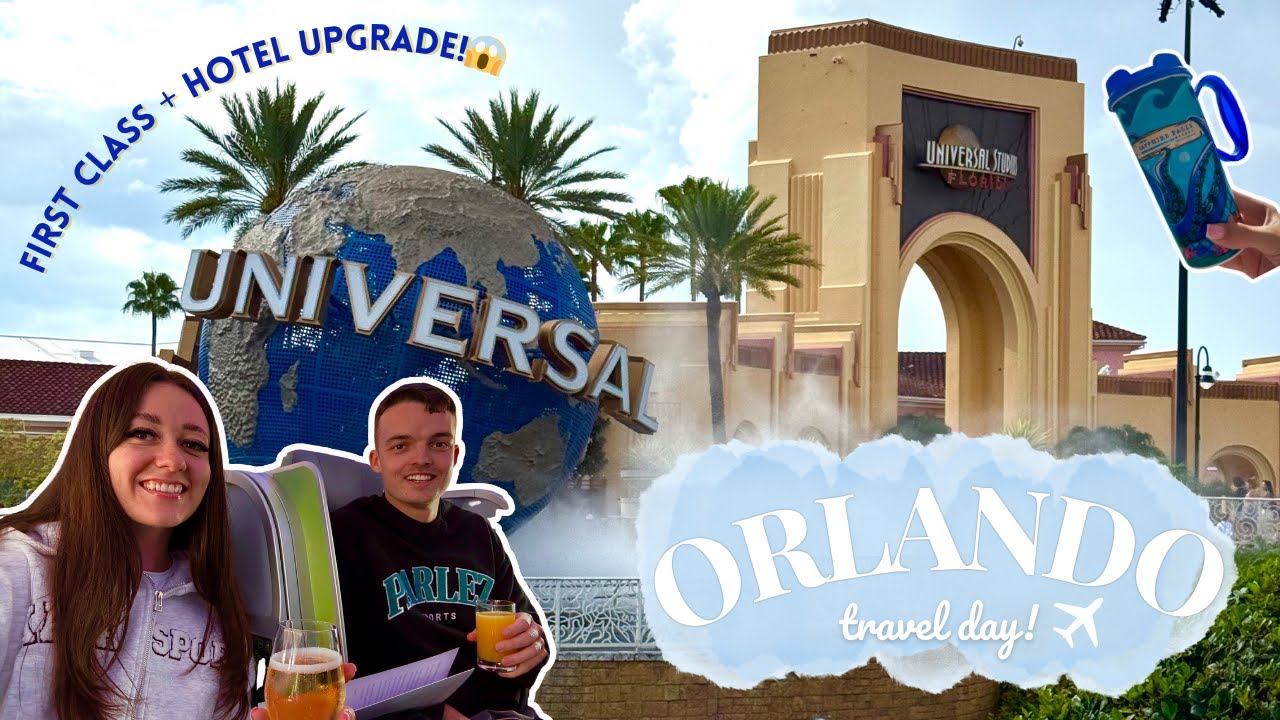 First Time Flying Business Class ✈️ | 4 Weeks in Orlando! (Universal, Disney & Epic Universe)