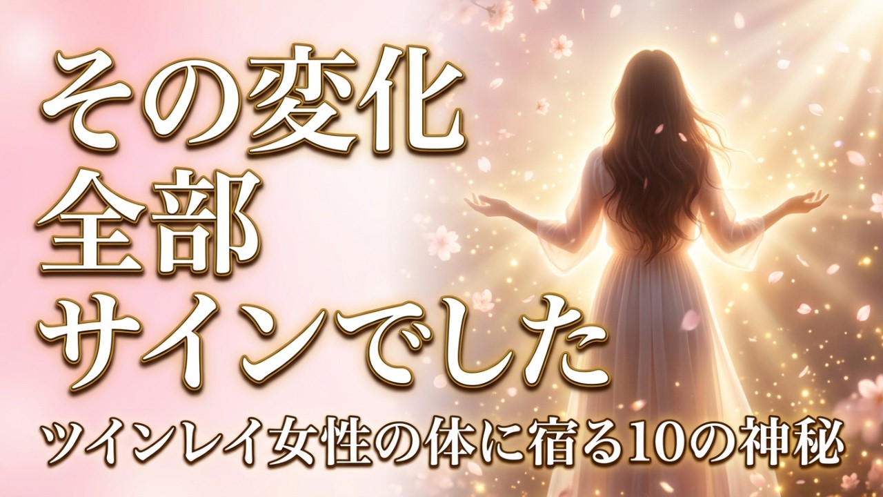 【ツインレイ女性】あなたの体に隠された10の神秘｜いくつ当てはまるか確認してください