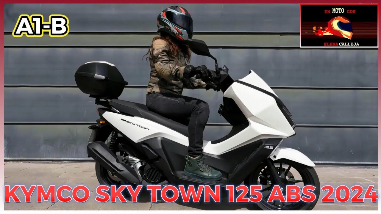 En moto con Elena Calleja: Kymco Sky Town 125 Abs 2024