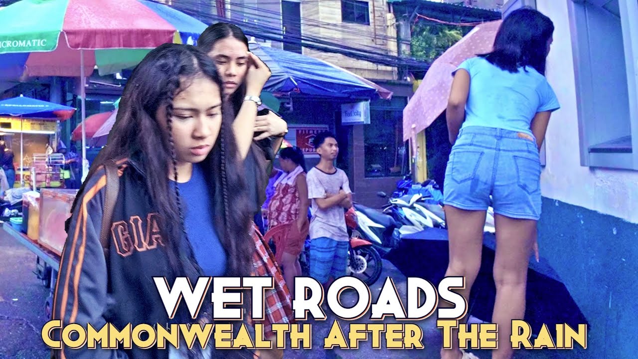 Super Wet Alley Walk In Commonwealth Neighborhood | Quezon City After The Rain | [4K] 🇵🇭