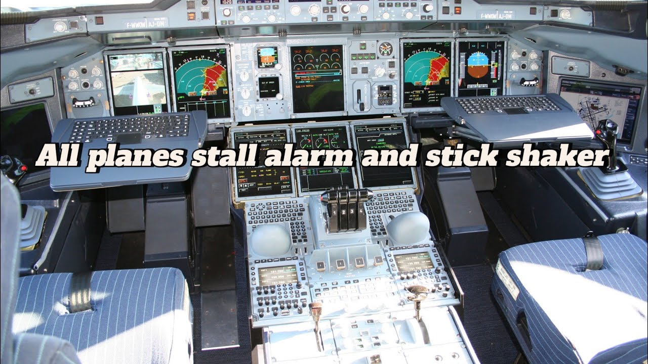 All planes stall alarm and stick shaker