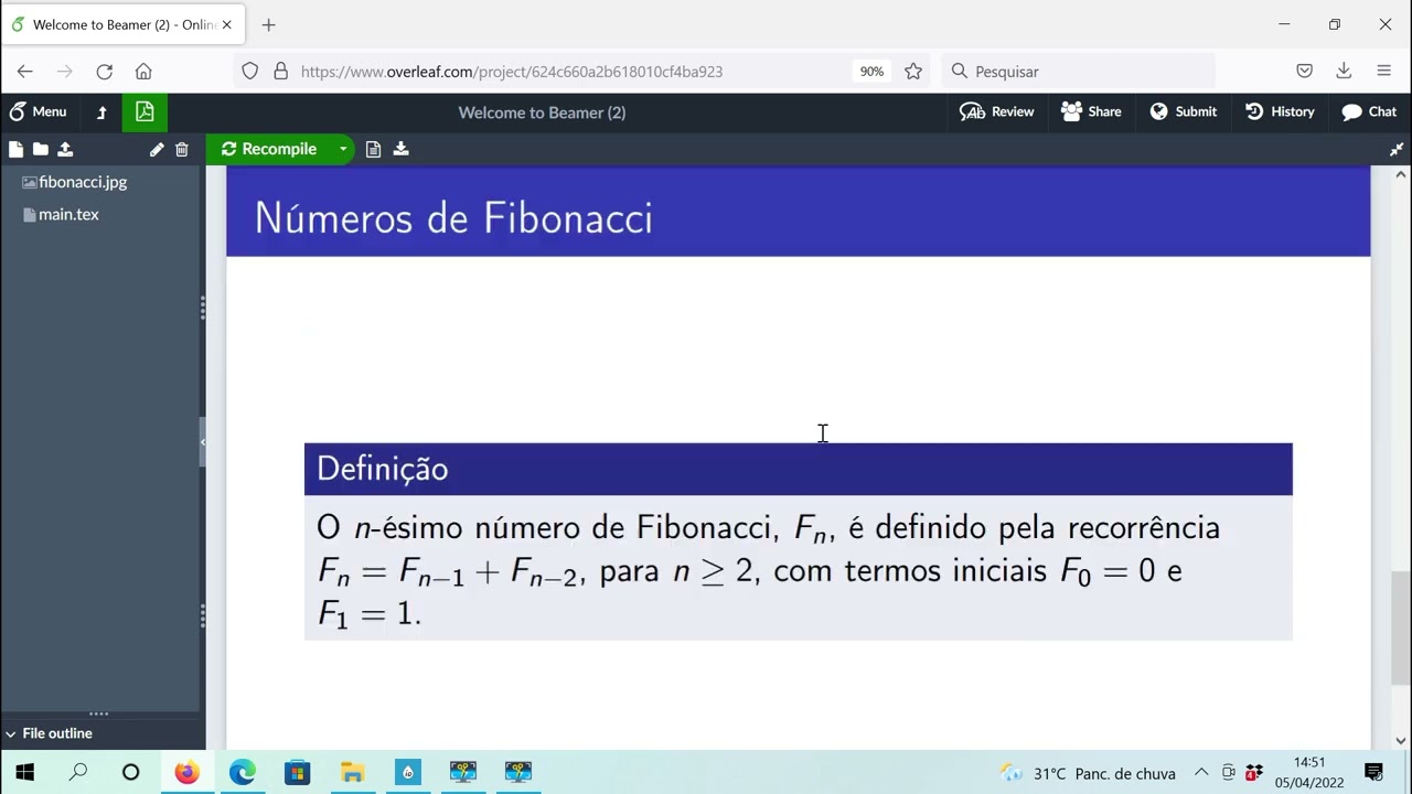 Criando apresentações no Latex
