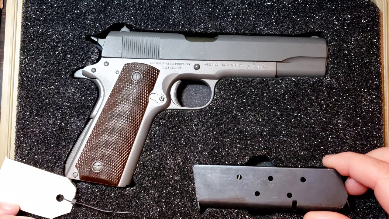 CMP US ARMY WW2 1911A1 Colt Ithaca 45 ACP Part 1