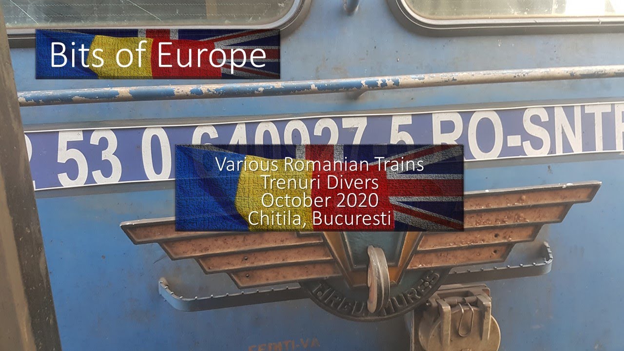Trenuri Divers la Gara Chitila, Bucuresti - Various Trains at Chitila Station, Bucharest - Oct 2020