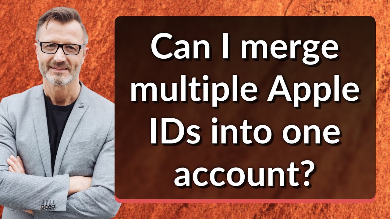 Can I merge multiple Apple IDs into one account?