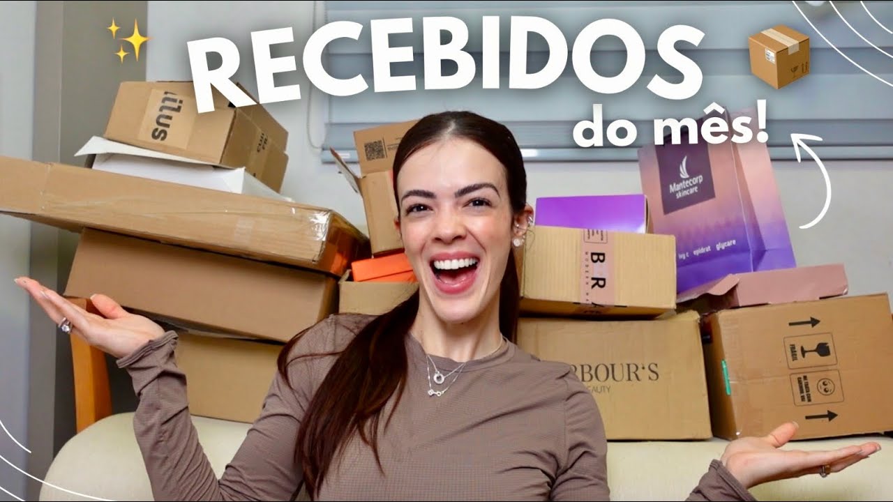 RECEBIDOS DO MÊS com muitas novidades! 