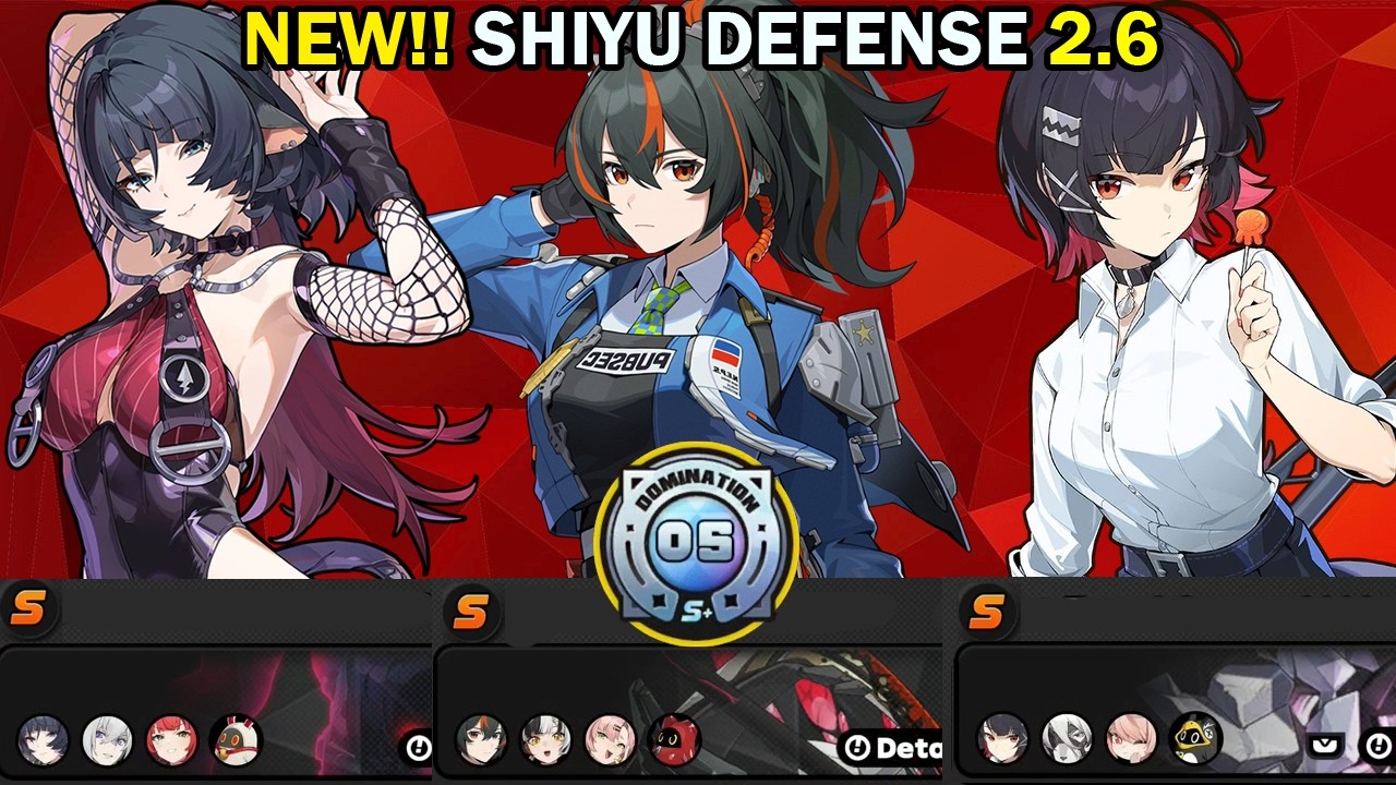 NEW Shiyu Defense! | Jane Doe, Zhu Yuan & Ellen Joe! | Node 5 S+ Clear | Zenless Zone Zero ZZZ 2.6