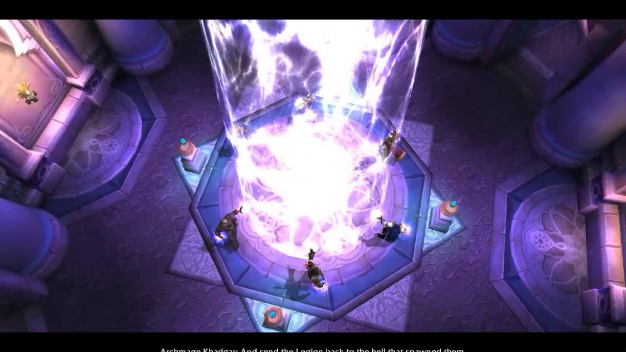 WoW Cutscenes - Legion [Dalaran Teleportation]