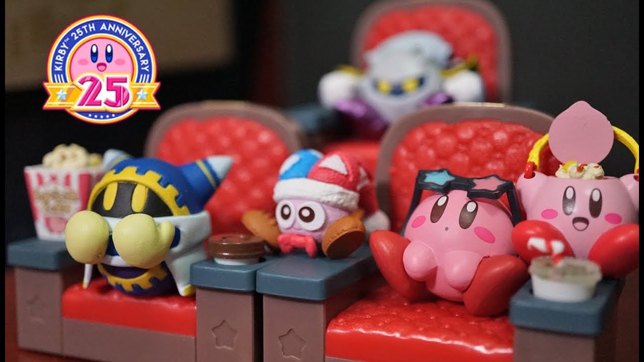 kirby miniature toy! 「kirby's Popstar Night Cinema」星のカービィのリーメント！「夜のポップスターシネマ」