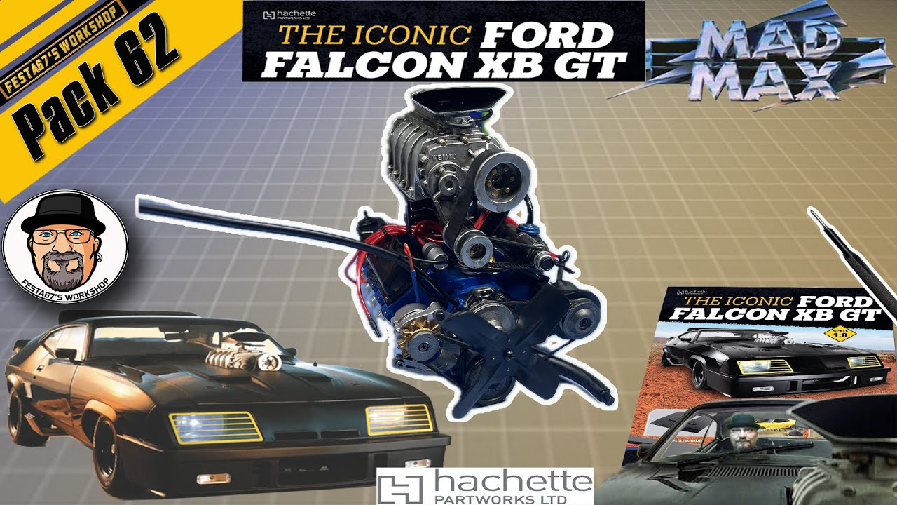 Соберите культовый Ford Falcon XB GT (машина из фильма «Безумный Макс») - Hachette - Масштаб 1:8 ...