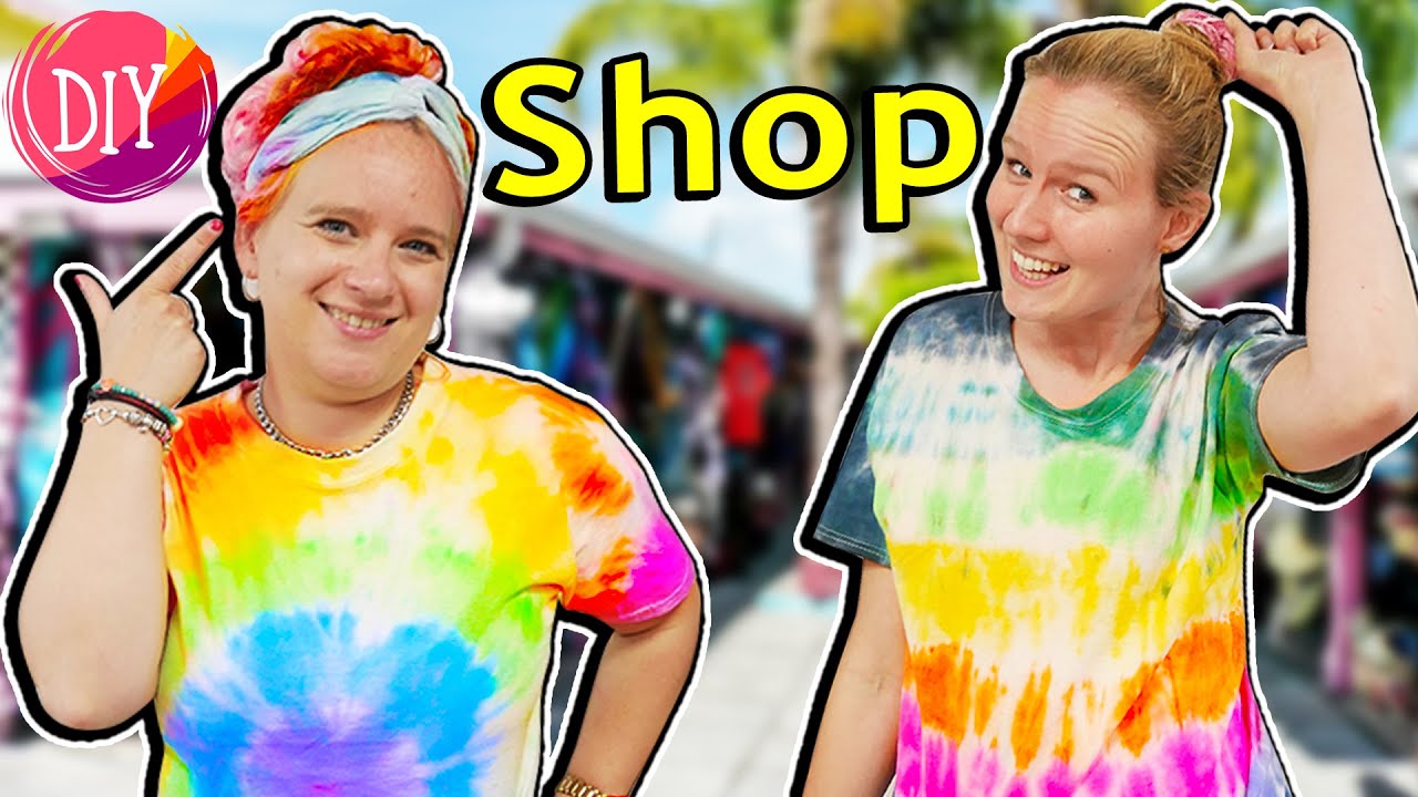 UNSER BATIK FASHION SHOP für die Crew! Batik Shirts, Taschen & Scrunchies im Sommerlook