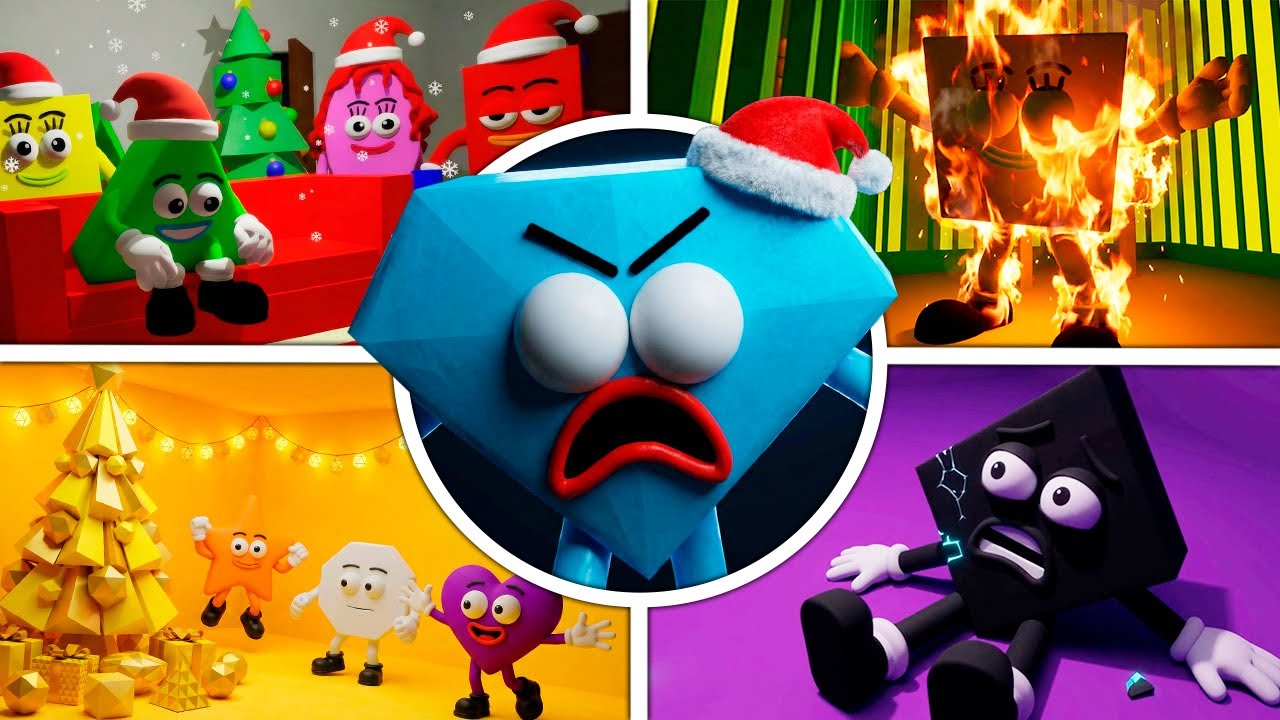 Save The Shapes Christmas Update – All NEW Secrets + Secret Ending (Showcase)