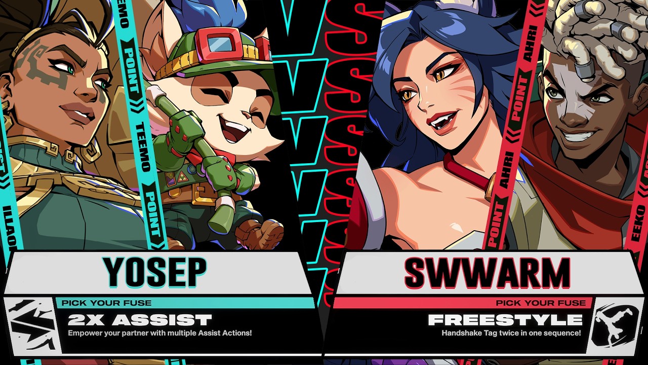 Yosep (Teemo / Illaoi) vs Swwarm (Ahri / Ekko) - 2XKO