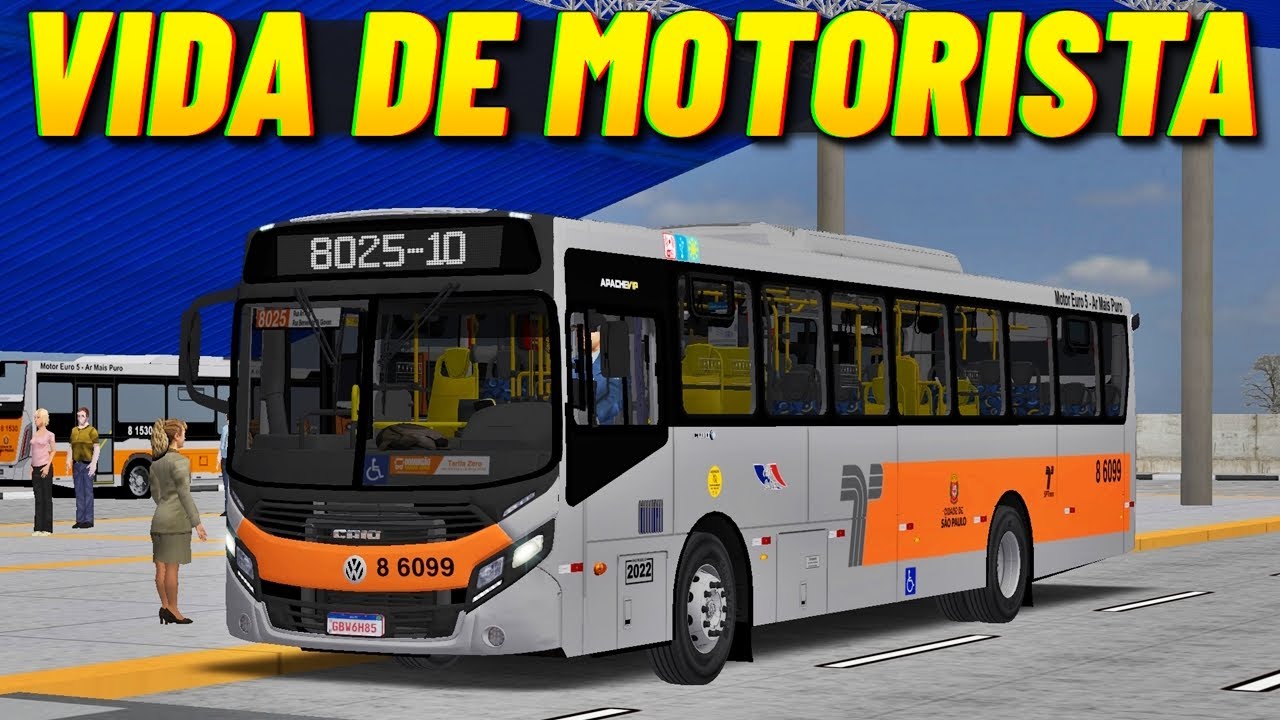 Linha 8025-10 Jd Rosa Maria - Caio Apache Vip IV VW 17-260 OD Euro V - Mapa Zona Oeste SP - OMSI 2
