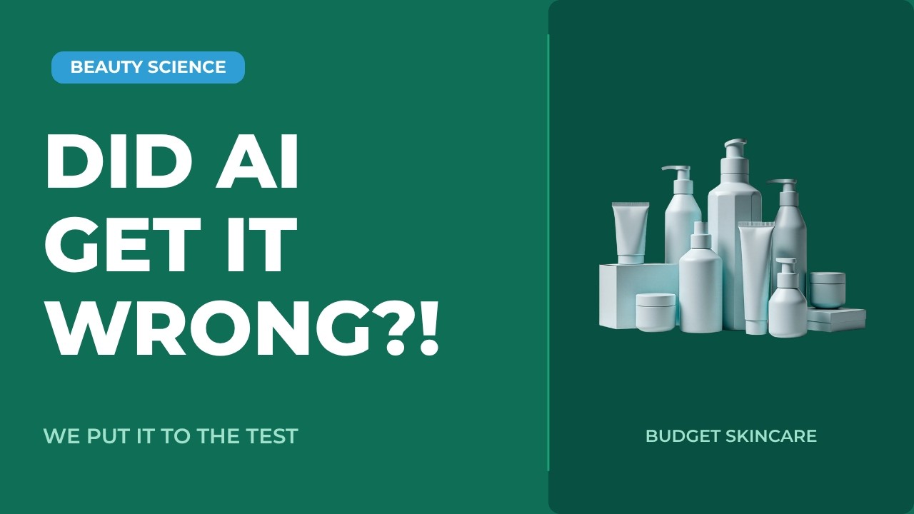 AI Picks the Best Budget Skincare — We Fact Check It!