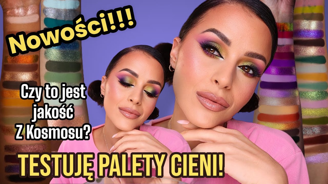Ekstremalne kolorowe szaleństwo - Testujemy palety Cosmic Brushes!