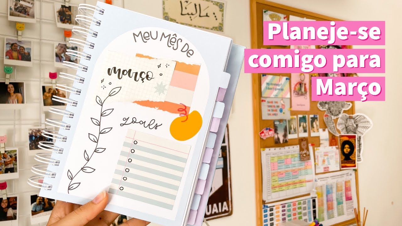 Como se planejar para um novo mês * planeje-se comigo *