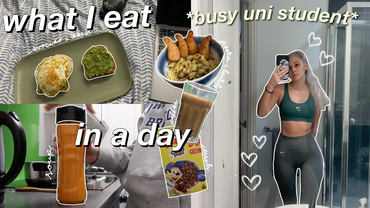 WHAT I EAT IN A DAY as a BUSY university student