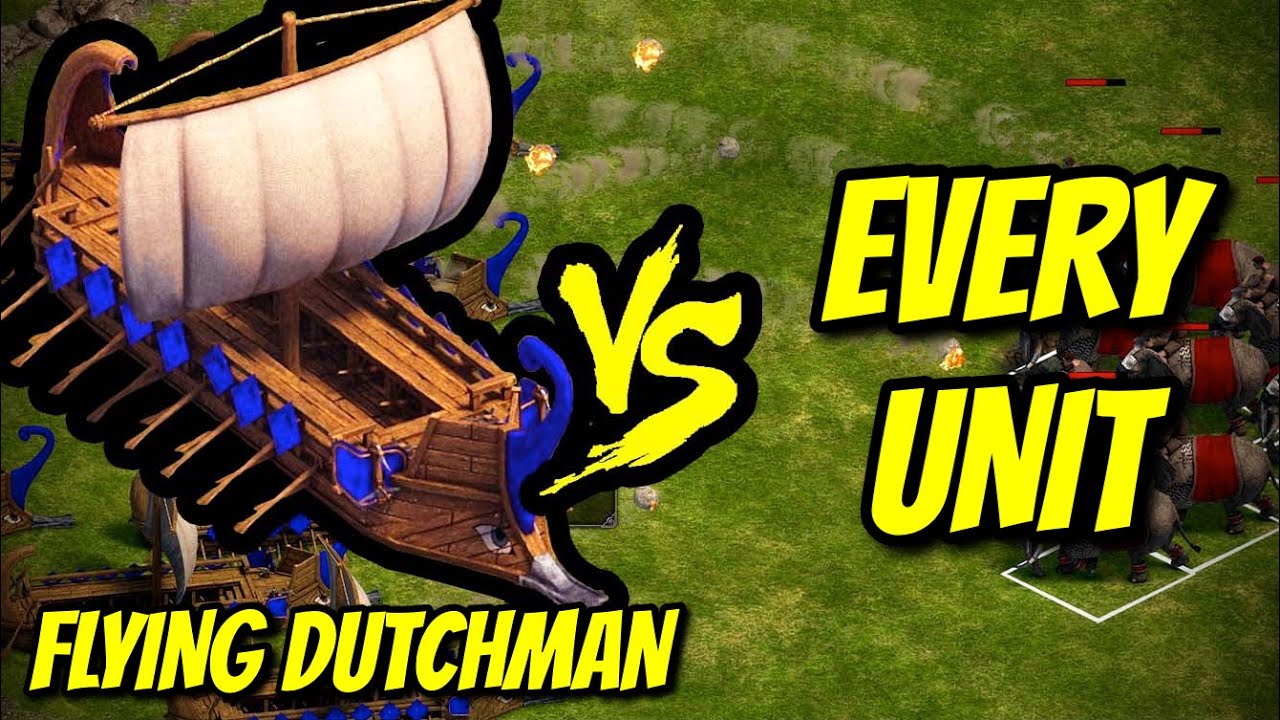 FLYING DUTCHMAN vs EVERY UNIT | Age of Empires: Definitive Edition