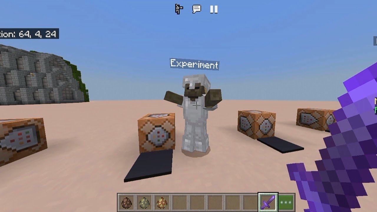 How to use /playanimation Command! | Minecraft PE 1.17+