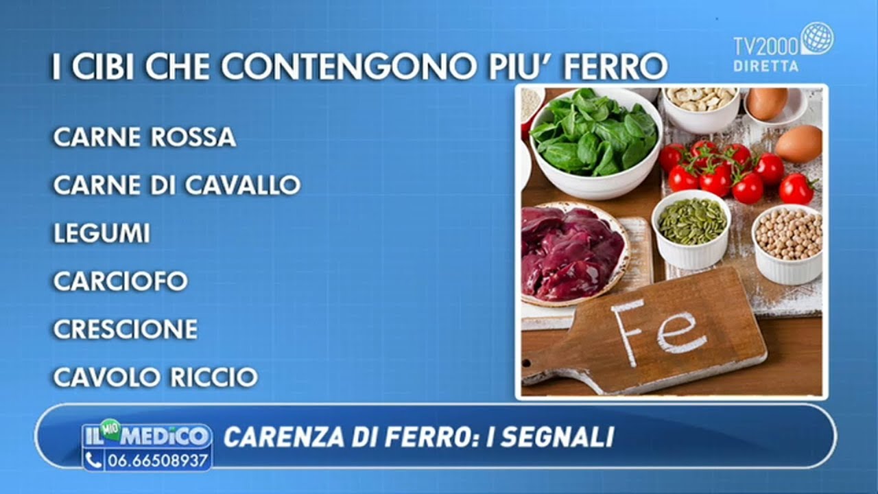 Il Mio Medico - Carenza di ferro: cosa fare?