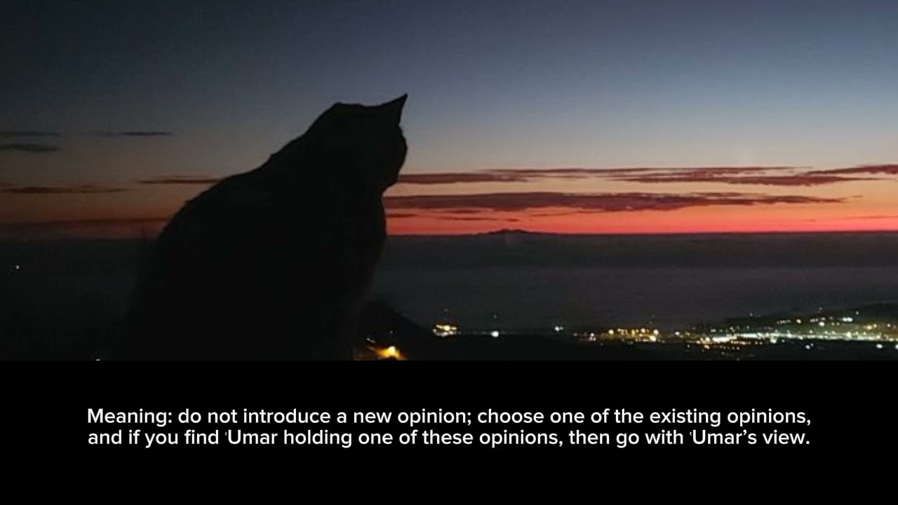 If the Sahaba have 2 opinions it's not allowed to make a third !!! - Abu Ubayd Al Jazairi 