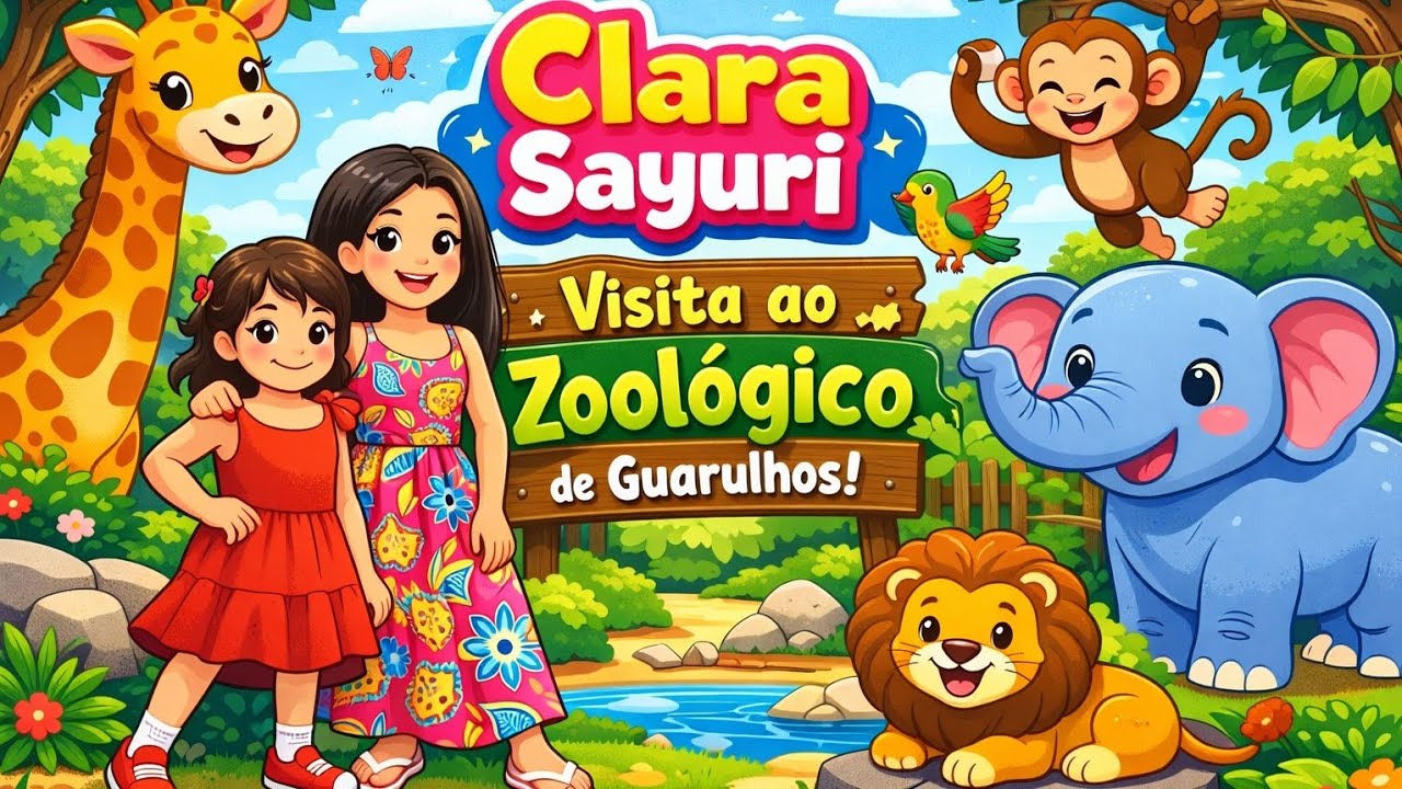 Visita ao Zoológico de Guarulhos com minha amiguinha Nayra 🩷
