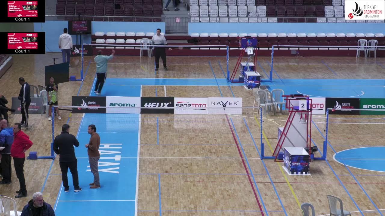 15 YAŞ ALTI TÜRKİYE BADMİNTON ŞAMPİYONASI / Yayın6 /2.GÜN / 2026