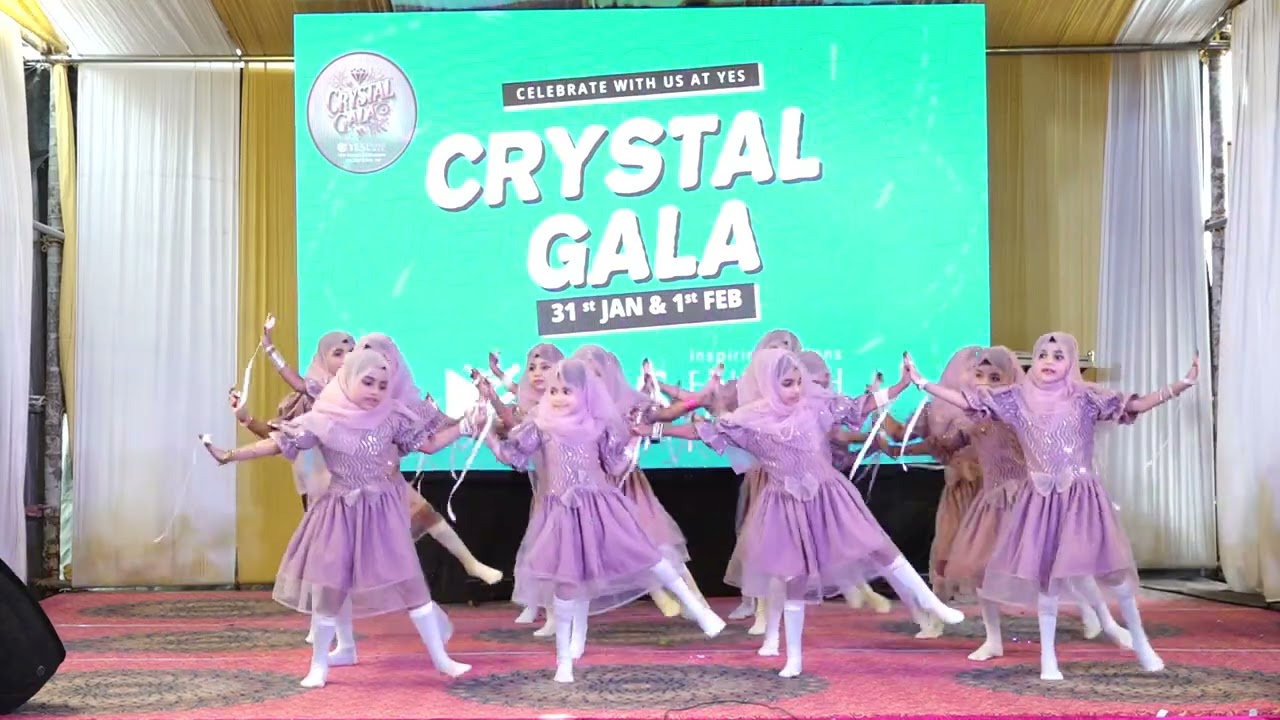 CRYSTAL GALA 2K25 ANNUAL DAY OF YES ENGLISH SCHOOL Mattaya , Pattambi,  ARABIC DANCE GIRLS