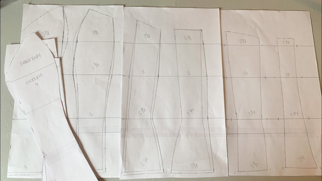 How to grade up a corset pattern | MOM THAT SEWS