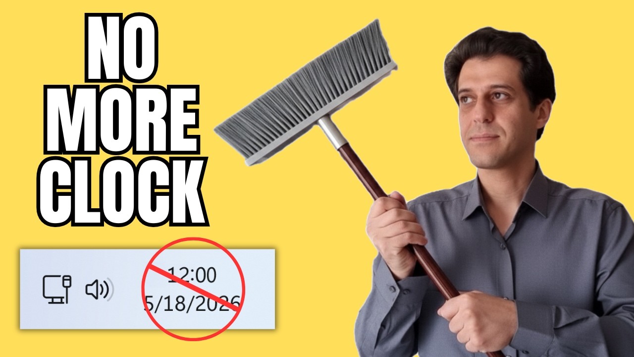 How to Hide the Clock and Date in Windows 11