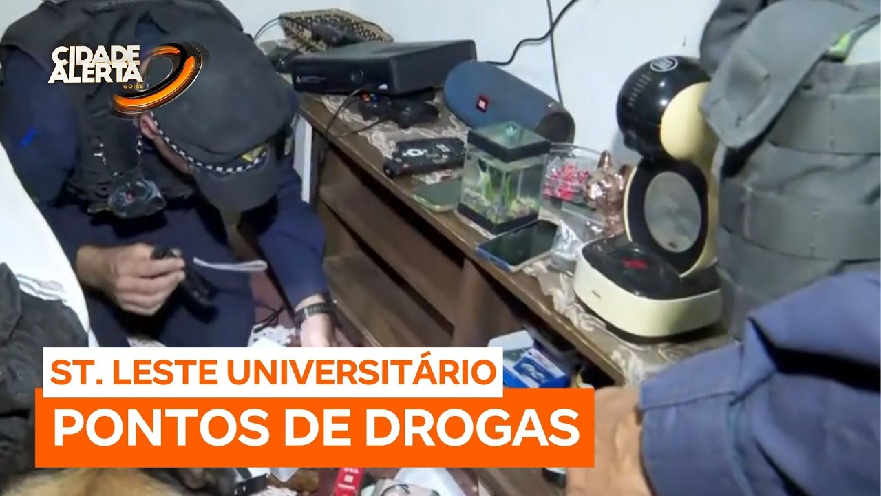 Polícia investiga possíveis pontos de drogas no Setor Leste Universitário, em Goiânia