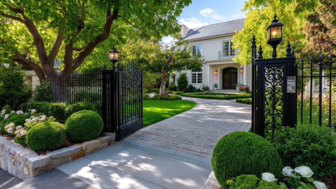 Luxury Small Front Yard Trends: Garden Gates & Arches That Define Elegant Entryways