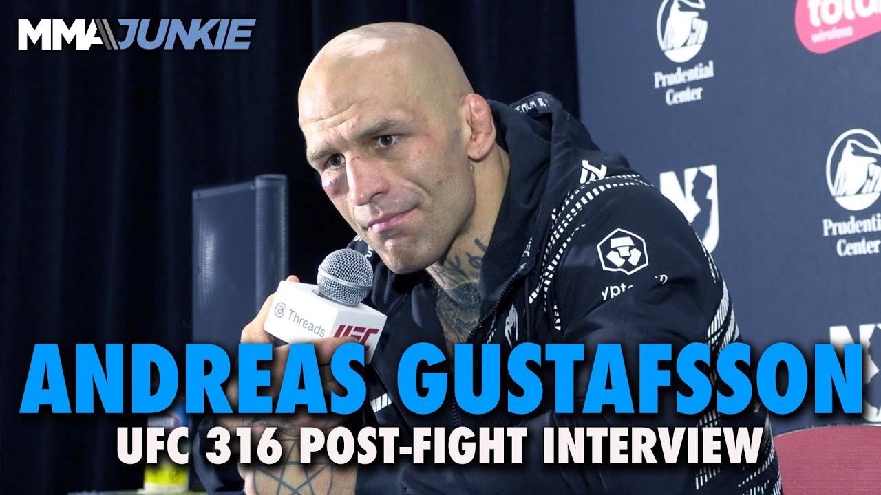 Andreas Gustafsson says he lived up to promise to 'go full ret*rd' in debut win | UFC 316