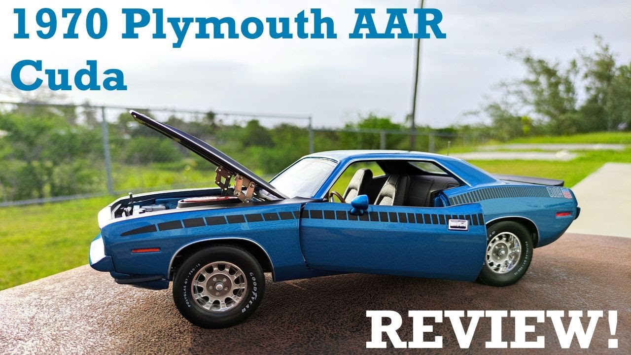 1970 Plymouth AAR Cuda Diecast review (1/18 scale) by Auto World