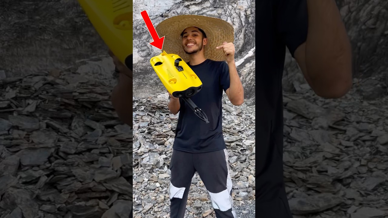 Comprei um DRONE SUBAQU&Aacute;TICO de R$10.000,00