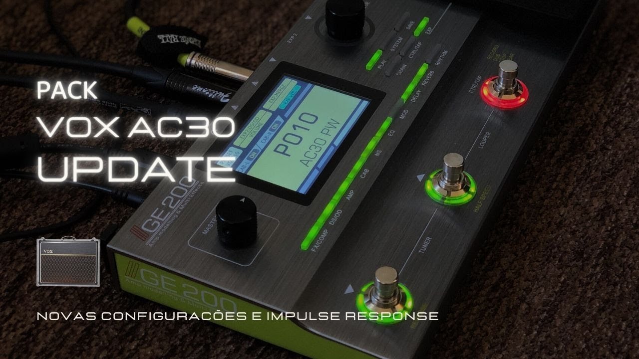 PACK MOOER GE200 / VOX AC30 / UPDATE / IMPULSE RESPONSE