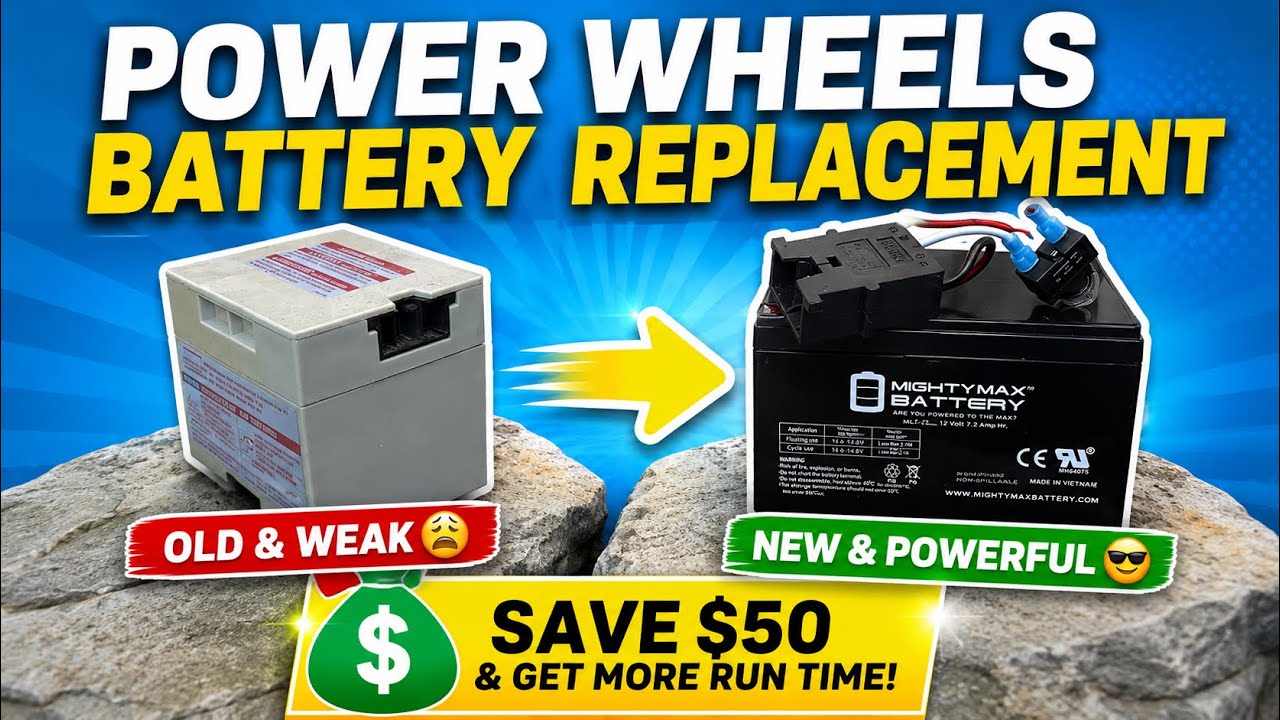 How to Replace Your Power Wheels Battery in 5 Minutes!