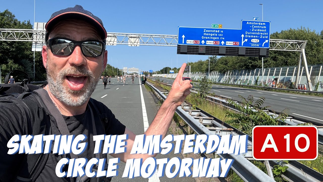 🛼NEVER THOUGHT I would do this: INLINE SKATING on an AMSTERDAM MOTORWAY
