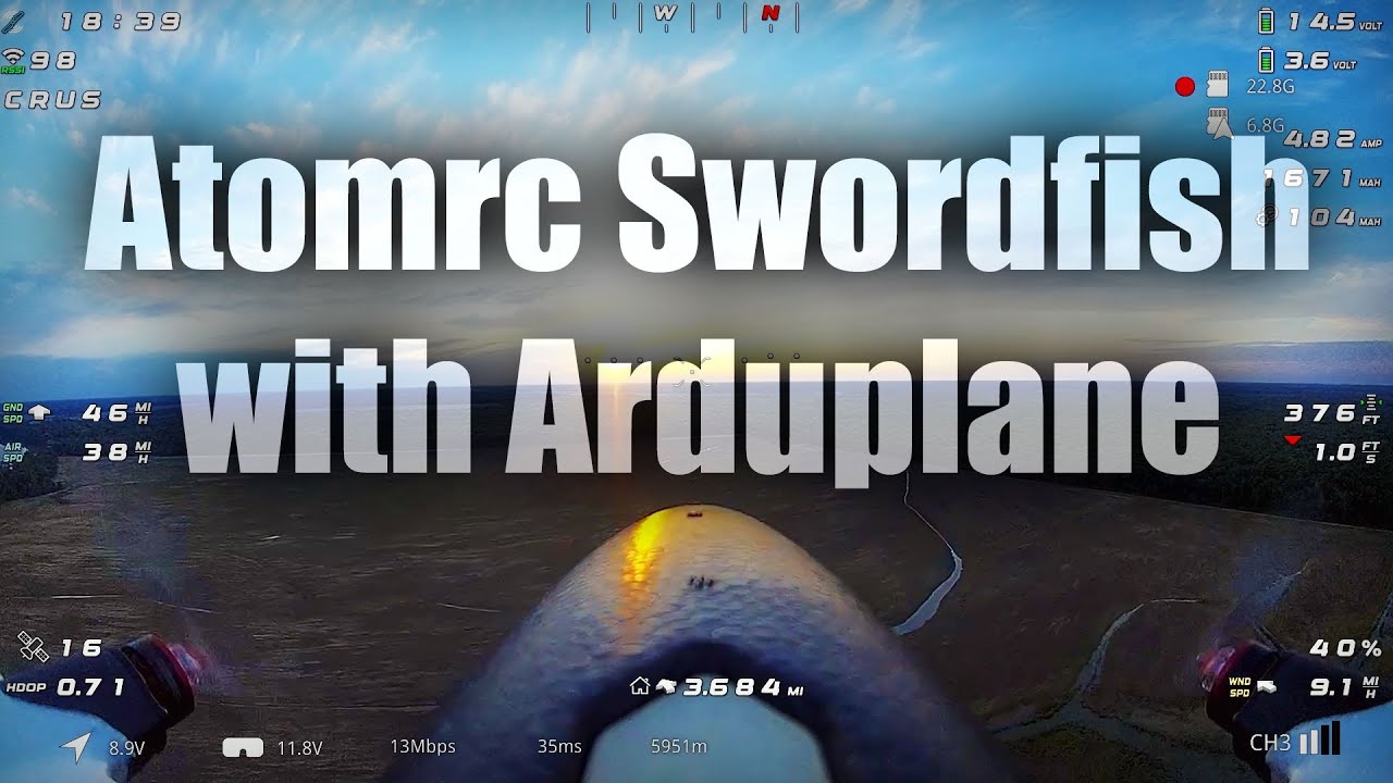 Atomrc Swordfish with Arduplane