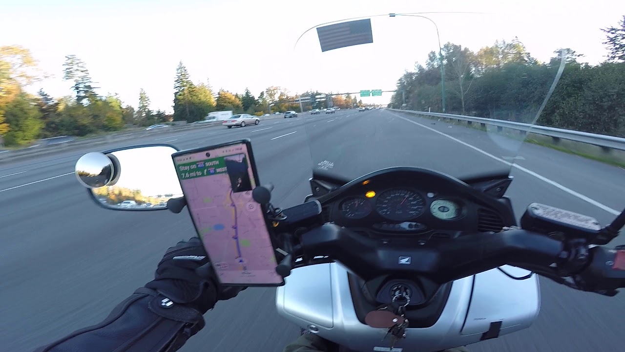 2004 honda silverwing 600 riding Kirkland to freeway 405 to i90.
