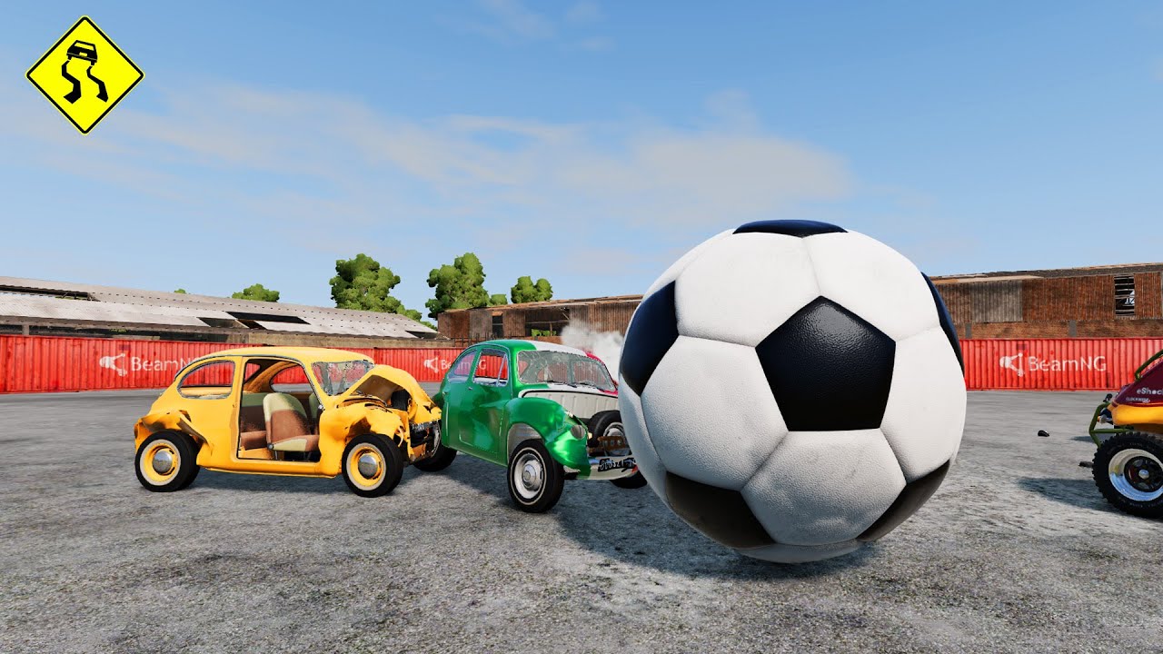 Cars VS Ball | BeamNG.Drive