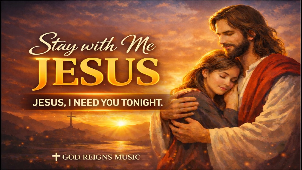 Stay With Me Jesus Through the Night | Christian Devotional Hymn | Prayer Song| God Reigns Music