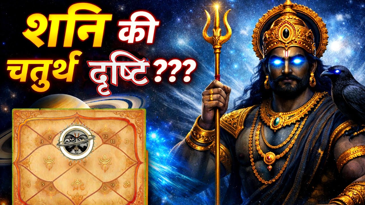 शनि से चार घर आगे छुपा है रहस्य आपके कर्मों का। शनि की चतुर्थ दृष्टि का प्रभाव। Saturn In Astrology।