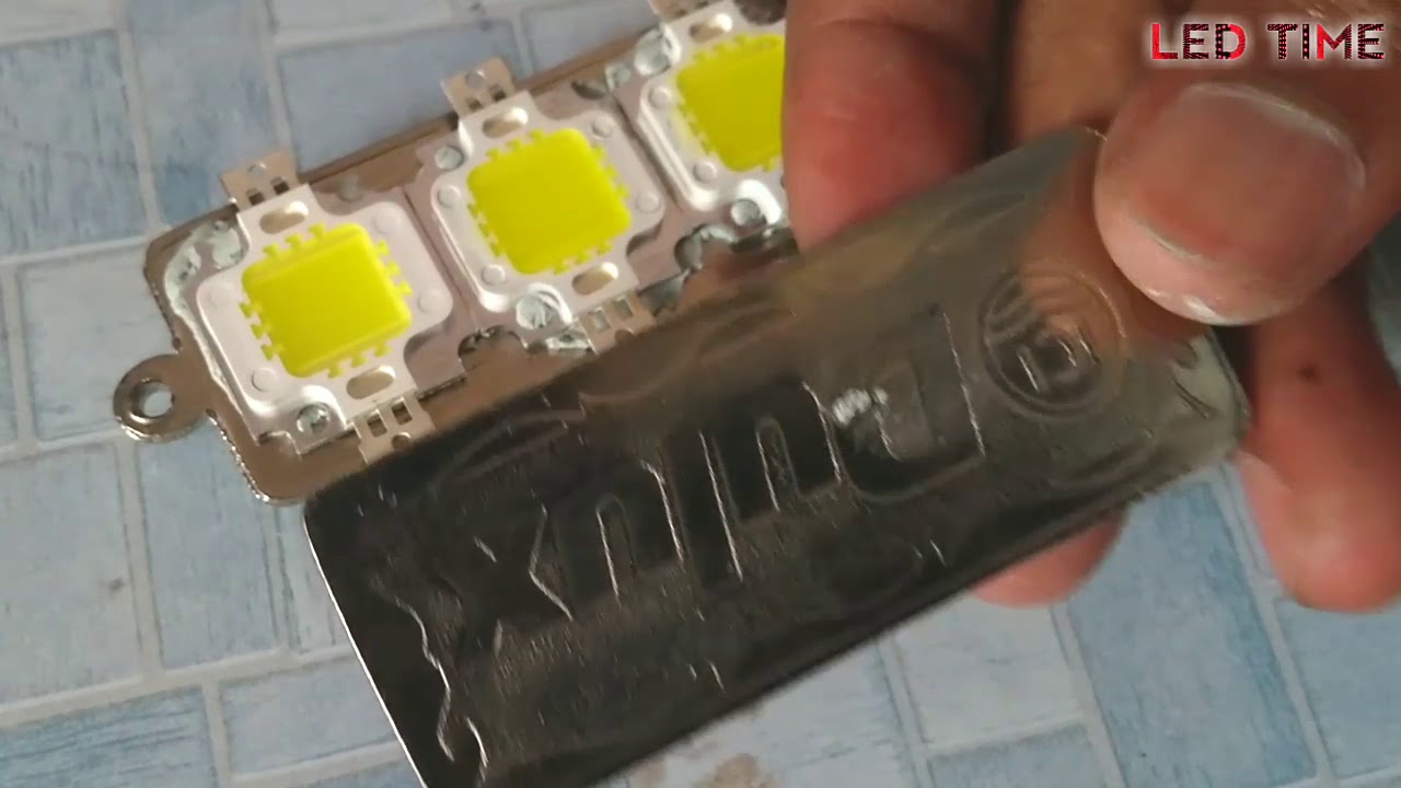 10 watt LED chip light installing.[12v LED light]