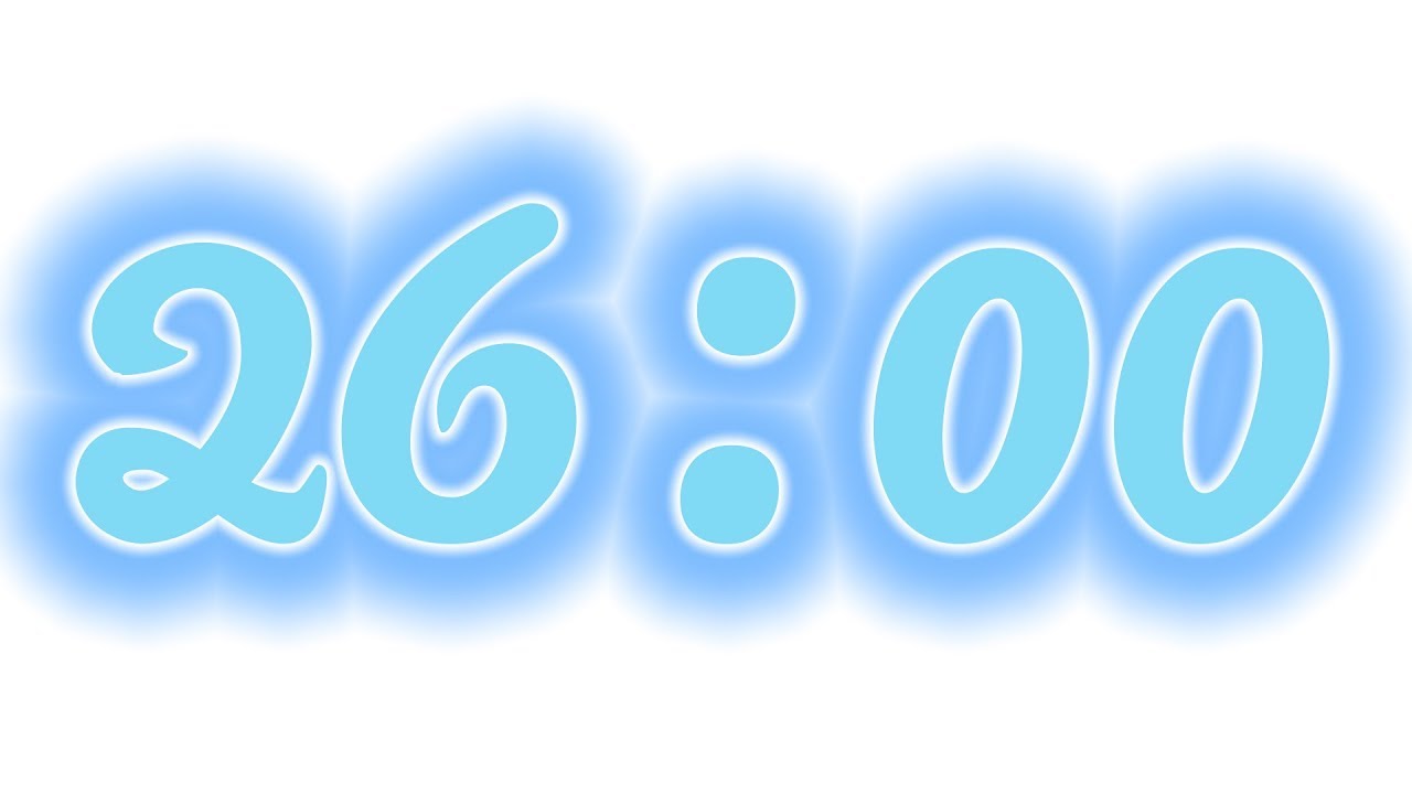 26 minute timer - YT