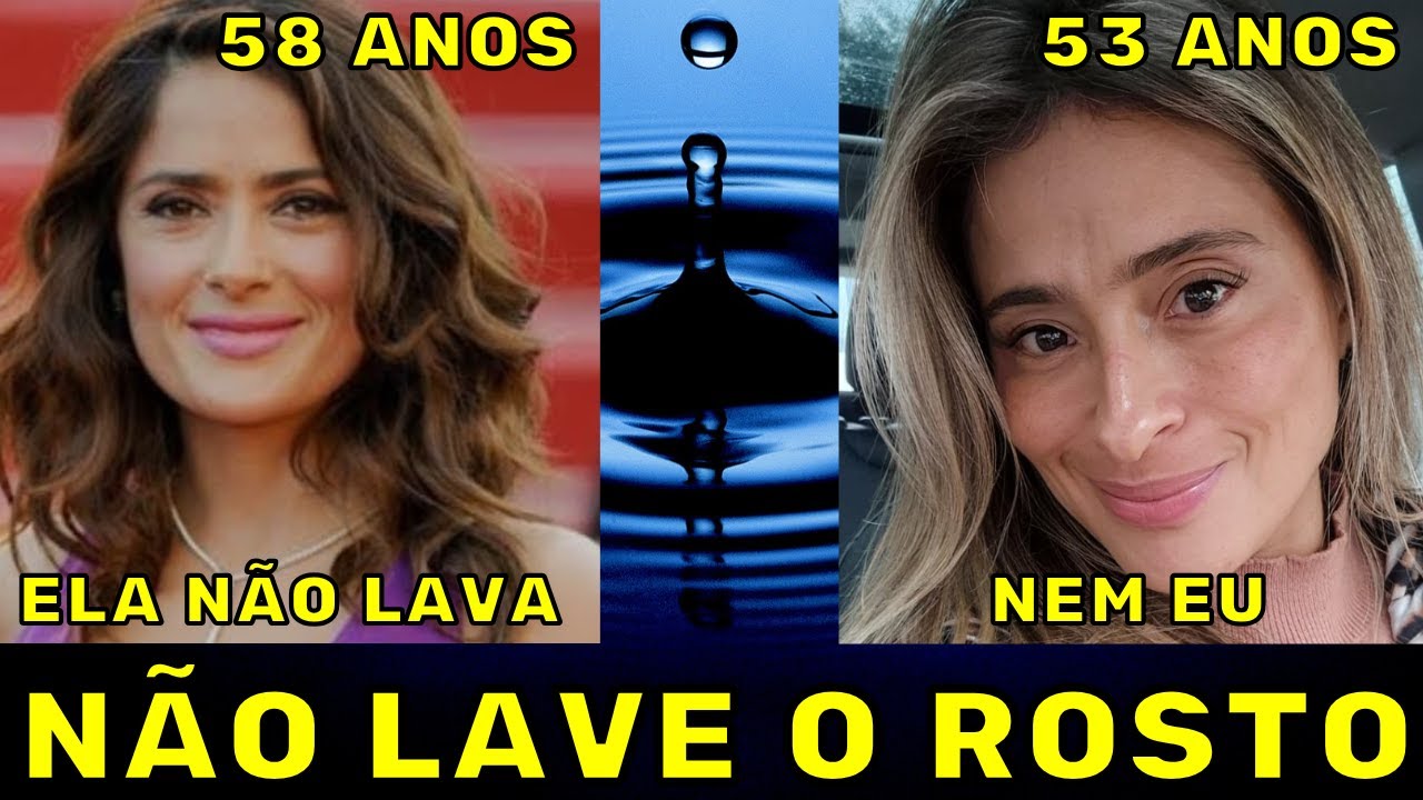 EU E ELA NÃO LAVAMOS O ROSTO AO ACORDAR! Segredo de Beleza meu e de SALMA HAYEK!