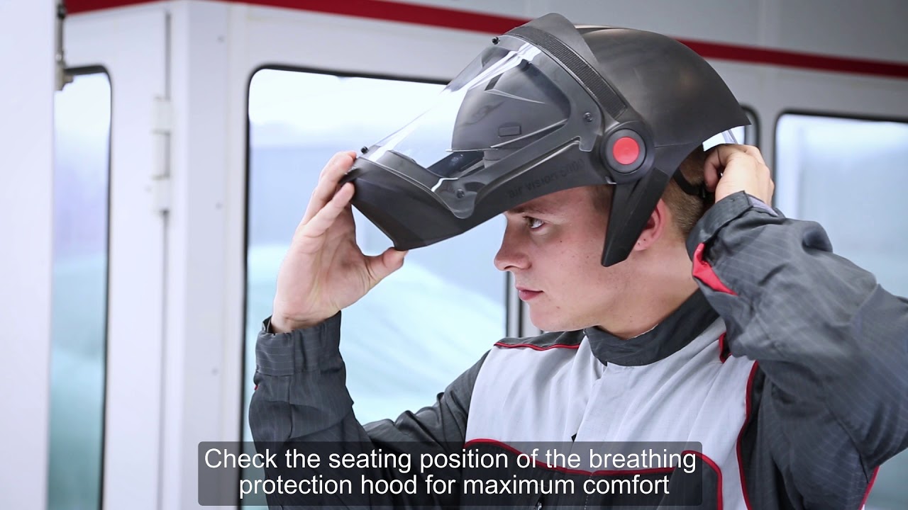 SATA breathing protection system - Preparation of the SATA air vision 5000 (EN)