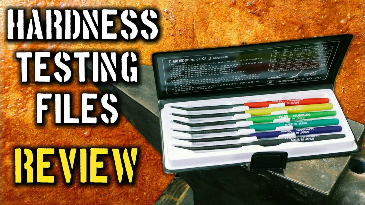 Review: 6 PC Hardness Testing File Set [Rockwell Test Files]