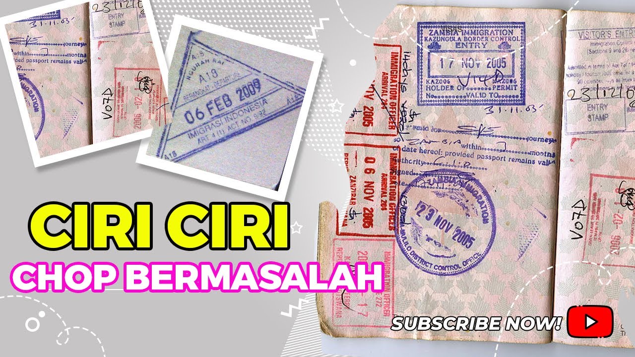 BAHAYA PASPORT ADA CHOP PALS* PATI WAJIB TAHU.